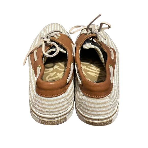 Sperry Top-Sider Women's Boat Shoes Size 8M Stripe & Leather - Picture 3 of 5